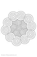 Mandalas Geo kleurplaat 34